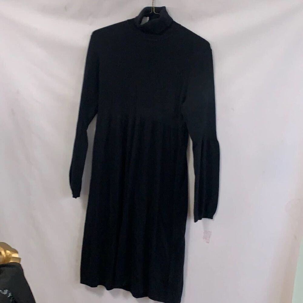SPENSE BLACK SWEATER DRESS SIZE XL